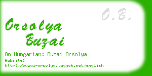 orsolya buzai business card